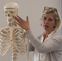 Human bones specialist Malin Holst